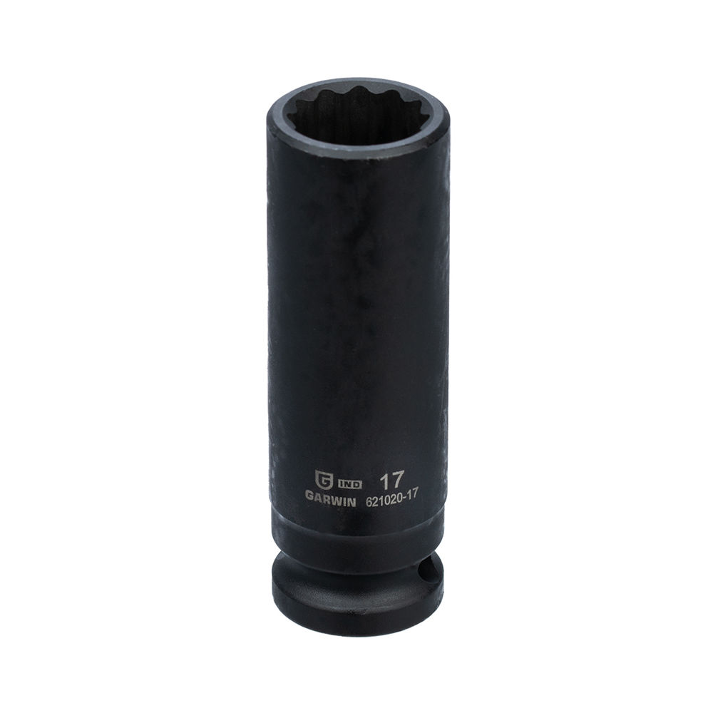 Головка торцевая 12-гранная ударная глубокая 17 мм, 1/2 GARWIN INDUSTRIAL 621020-17