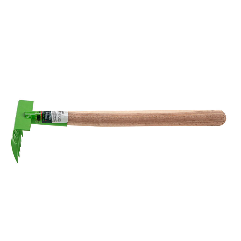 Грабли витые 6 - зубые, 120 х 390 мм, стальные, деревянная рукоятка, Агроном, Сибртех (61758)