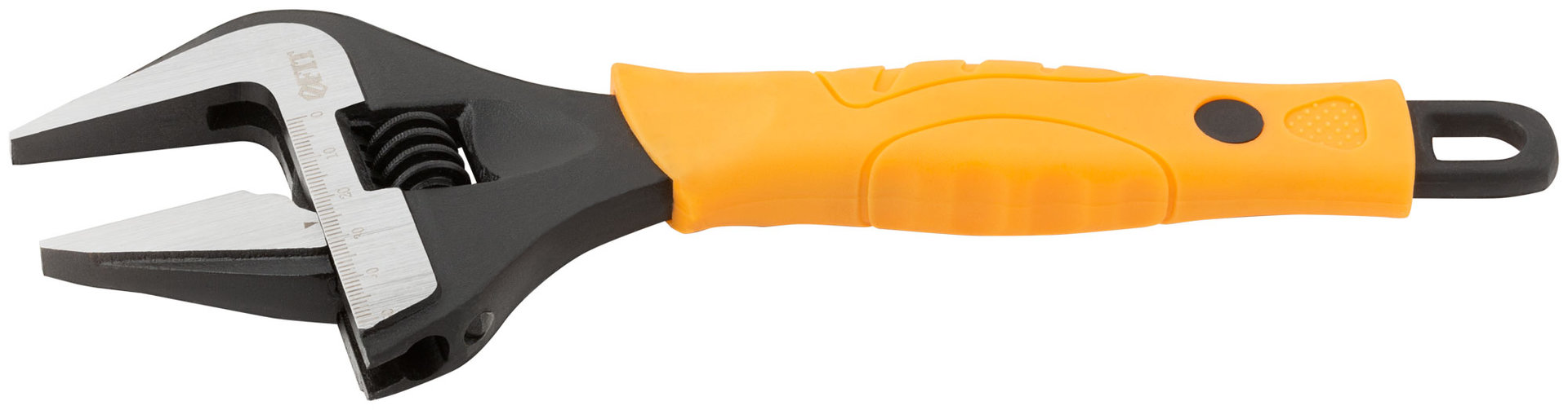 Ключ разводной Эталон, CrV, узкие губки, шкала, экстра увелич.захват, прорезин.ручка 250 мм ( 50 мм )