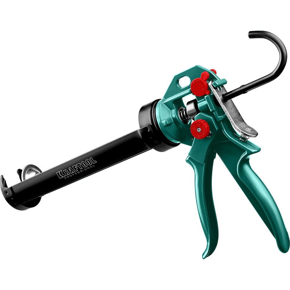 Пистолет для герметика EXPERT 4-in-1, 310 мл, антикапельная система, регулировка силы давления, усиленный скелетный поворотный KRAFTOOL 06675