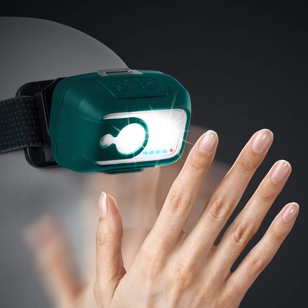 Фонарь налобный аккумуляторный 550 лм, 3 режима, 1800мАч KH-5 KRAFTOOL 56454