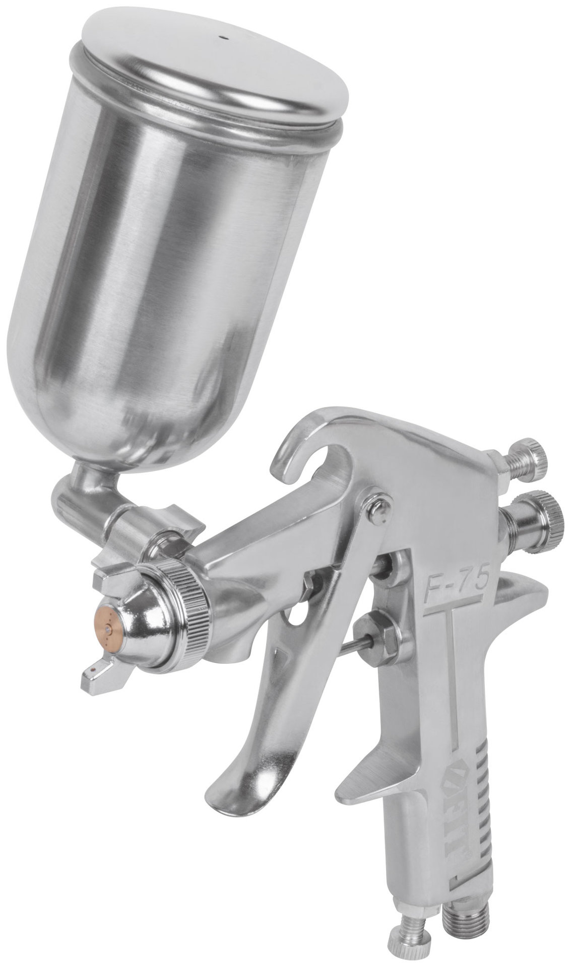 Краскопульт пневматический, алюминиевый верхний бачок 300 мл, 1.5 мм (81016)