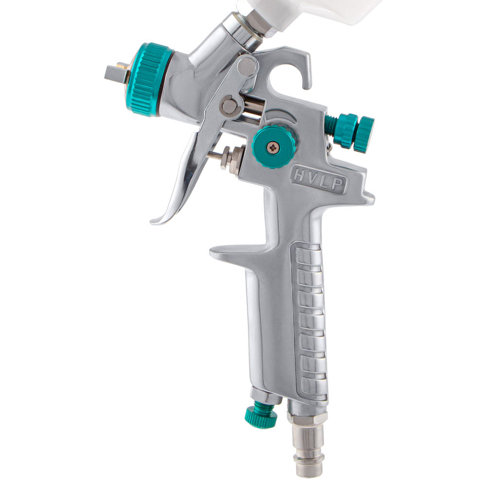 Краскораспылитель AG 810 HVLP, гравитационный, сопло 0.8 мм и 1 мм Stels (57361)