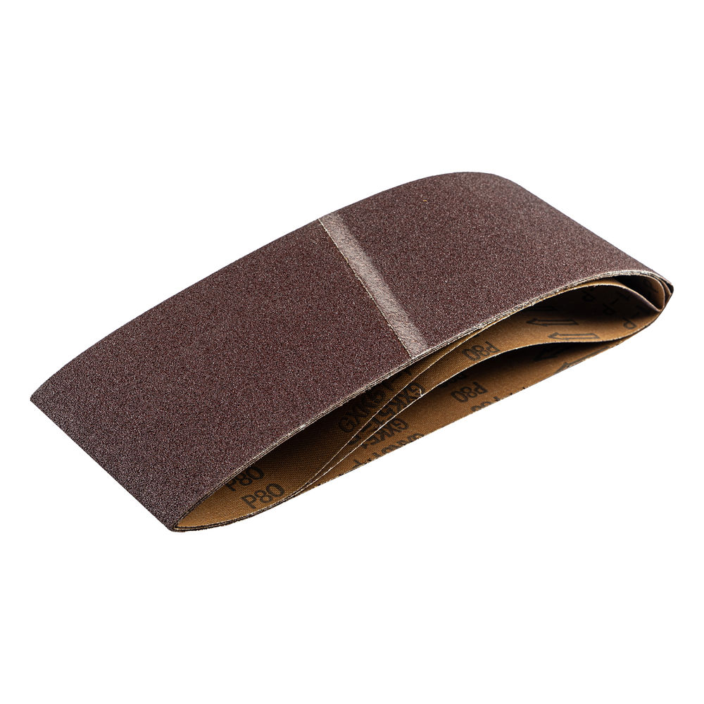 Лента абразивная бесконечная, P 80, 100 х 610 мм, 3 шт Matrix (74289)