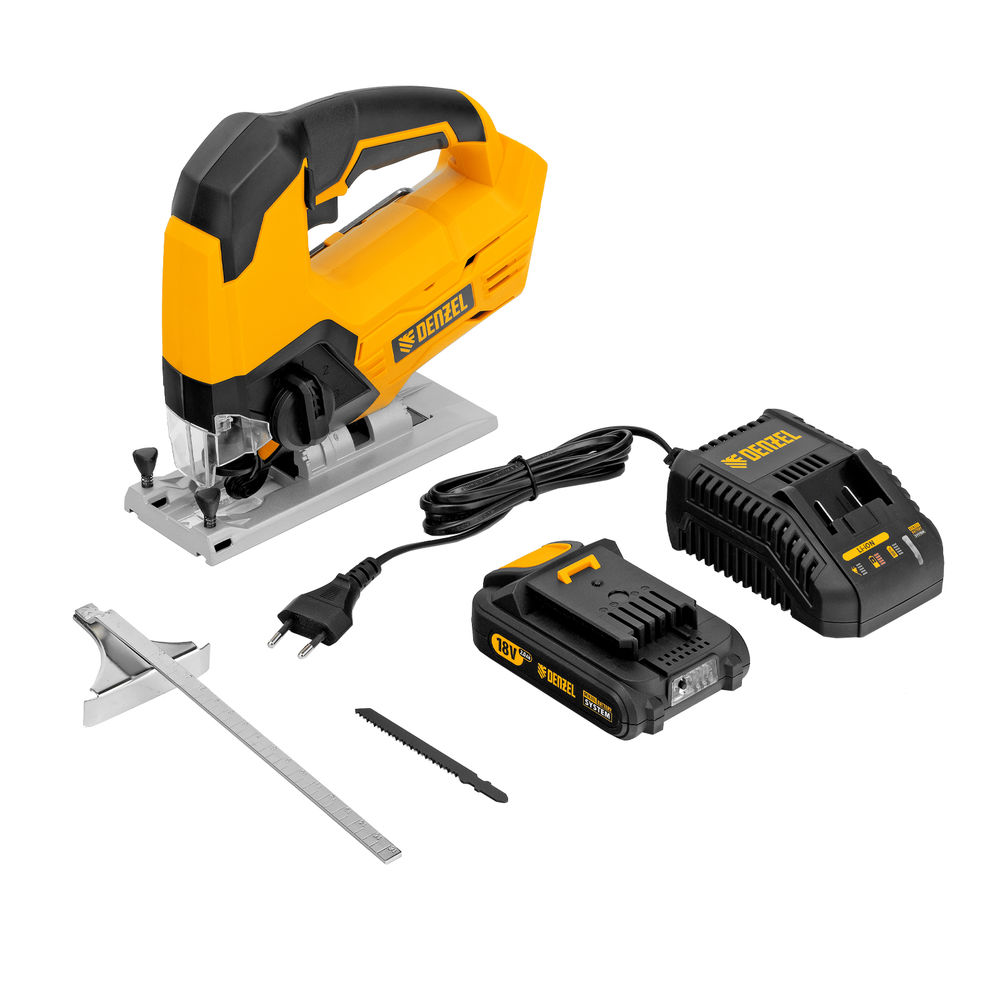 Лобзик аккумуляторный CJ-80, 18В Li-Ion Denzel (27201)