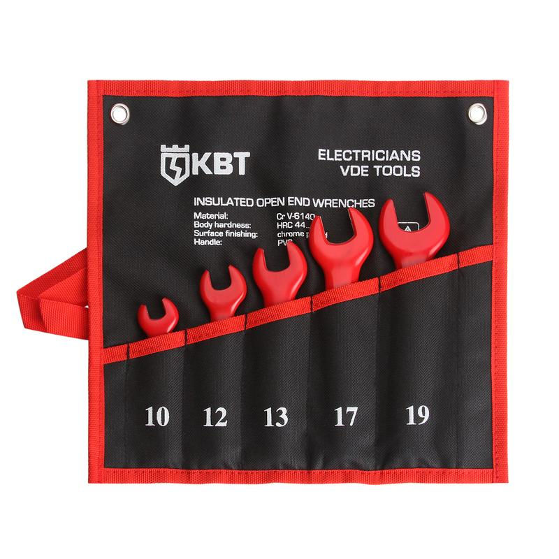 Набор диэлектр. однорожковых ключей 5шт. Эксперт НИИ-20 (КВТ) 74706