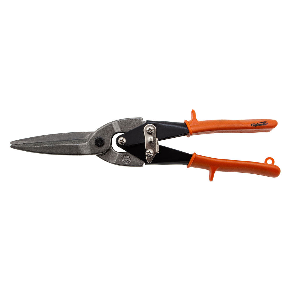 Ножницы по металлу, удлиненные, 290 мм, пряморежущие, обрезиненные рукоятки Sparta (783165)