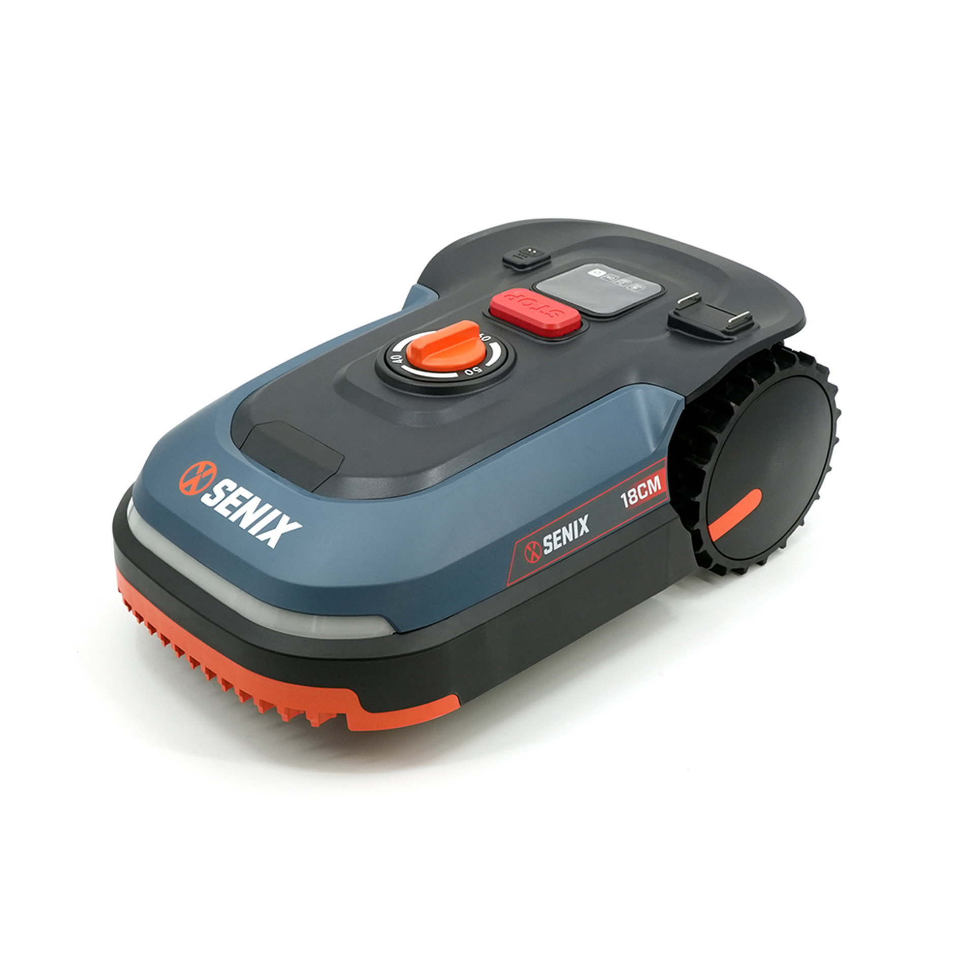 Робот газонокосилка, 18 см, в комплекте 1 батарея 2Ач, Зарядная станция. X2 20В