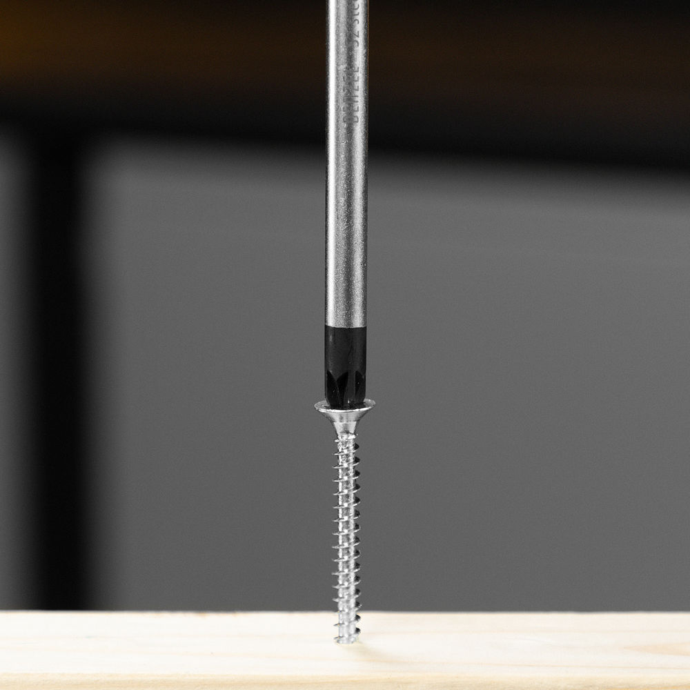 Отвертка, PZ3x150 мм, S2, 3к рукоятка Denzel (122097)