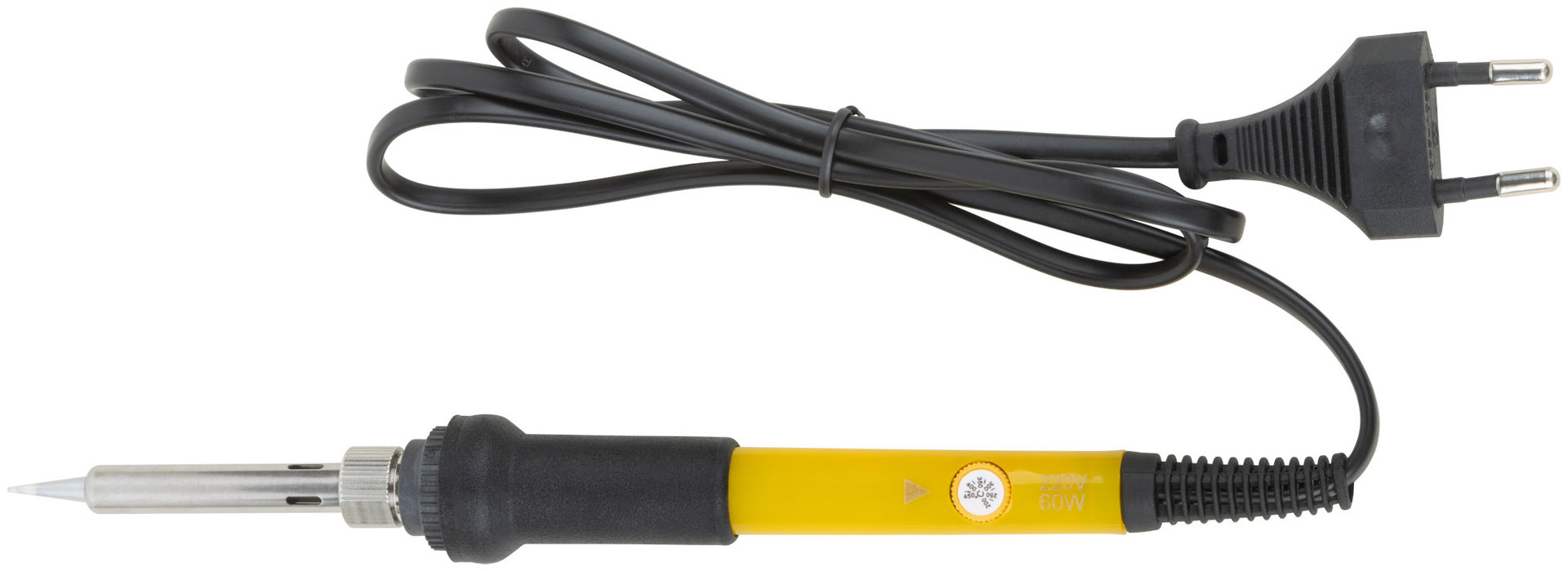 Паяльник 220 В с регулировкой температуры, керамический нагревательный элемент, 60 Вт (60497)