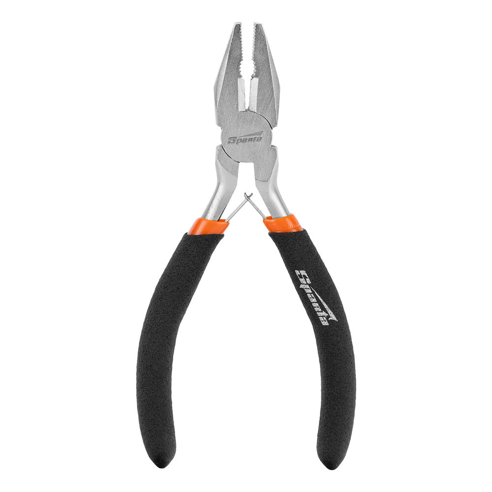 Плоскогубцы Mini, 130 мм, никелированные, авторазжим Sparta (17826)