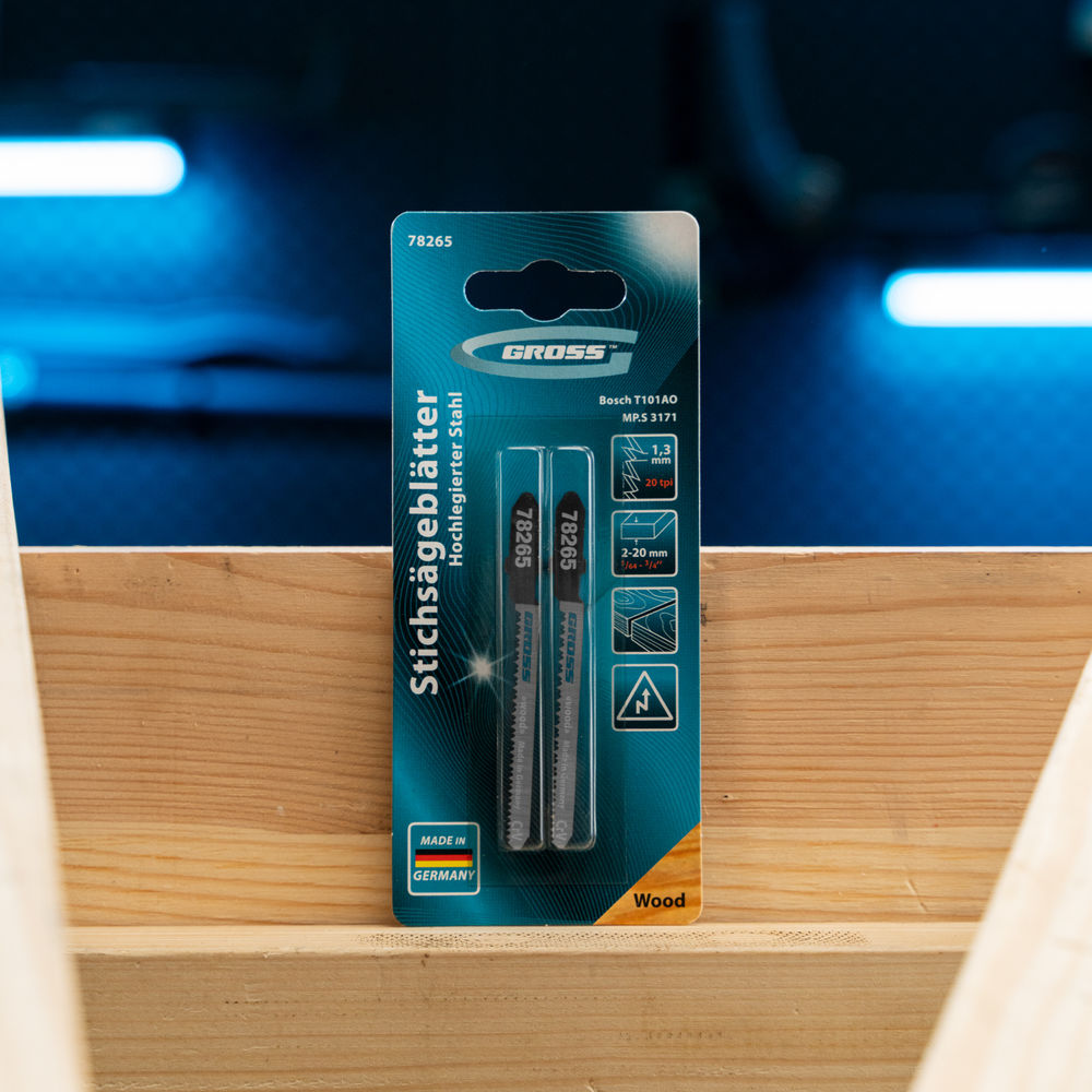 Полотна для электролобзика по дереву, 2 шт, ( 3171-T101AO ) Gross