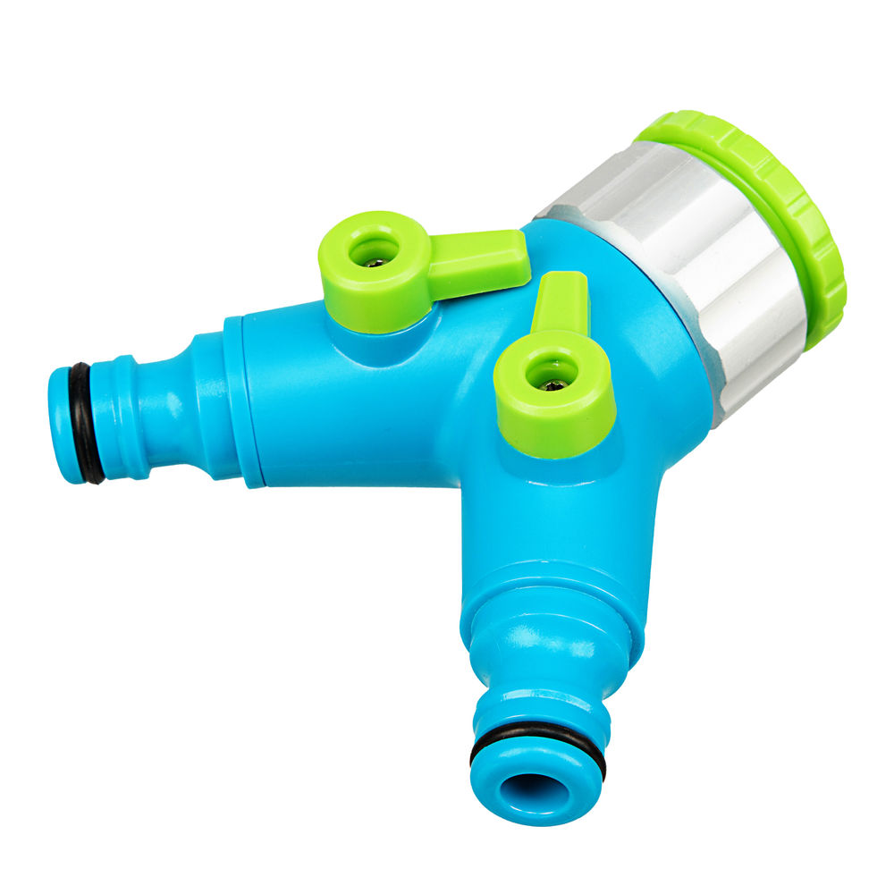 Разветвитель двухканальный с внутренней резьбой 3/4-1, с переключателем Palisad Luxe (65774)