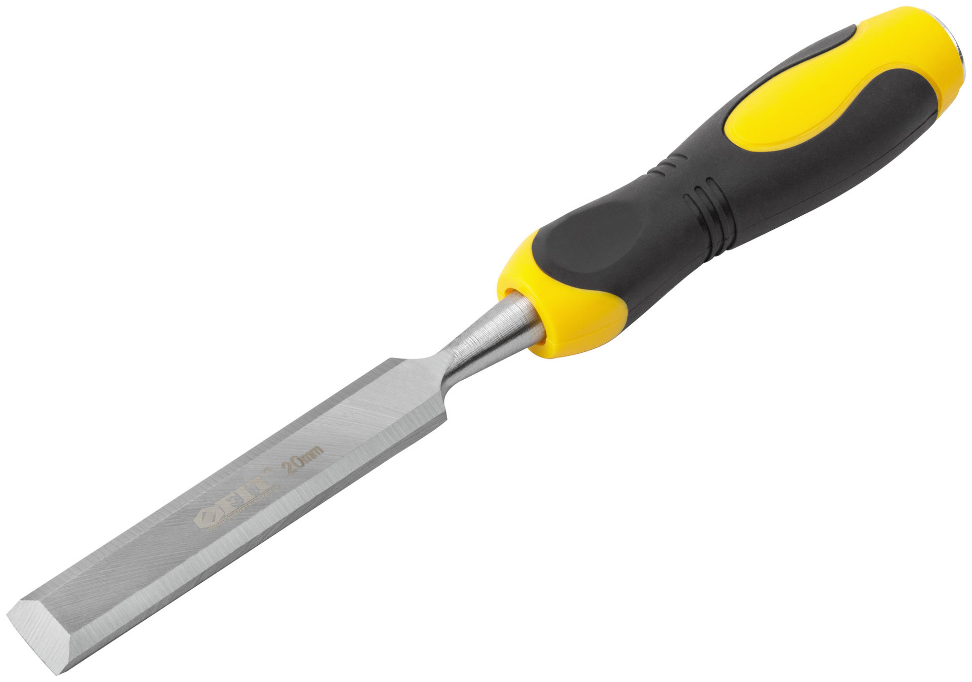 Стамеска Профи CrV, двухцветная прорезиненная ручка 20 мм