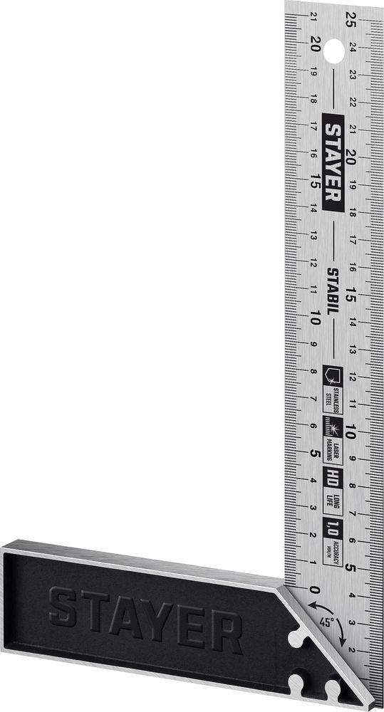 Угольник столярный 250 мм STAYER Professional 3431-25_z02