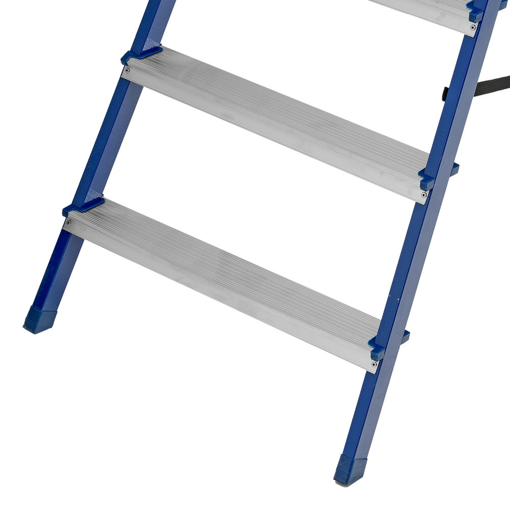 Стремянка, 10 ступеней, стальной профиль, алюминиевые ступени Сибртех (97960)