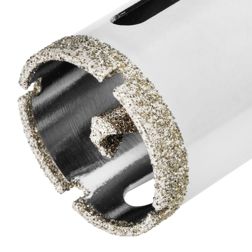 Сверло алмазное по керамограниту, 30 х 67 мм, трехгранный хвостовик Matrix (726303)