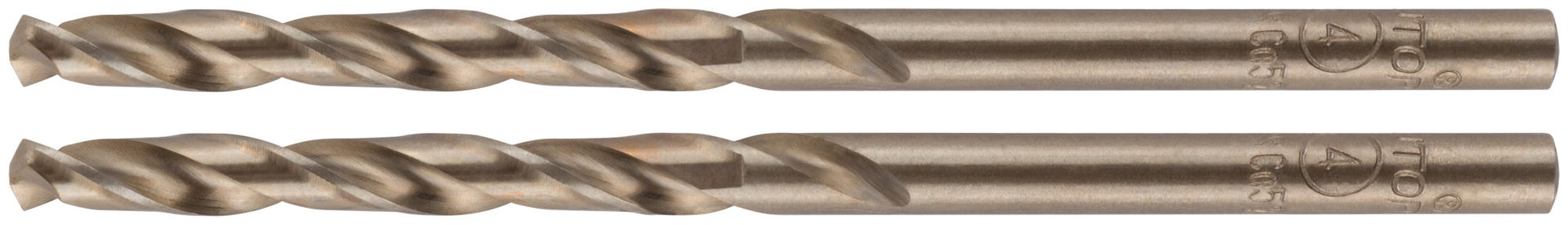 Сверло по металлу Cutop Profi с кобальтом 5% 4 x 75 мм, 2 шт. (48-372)