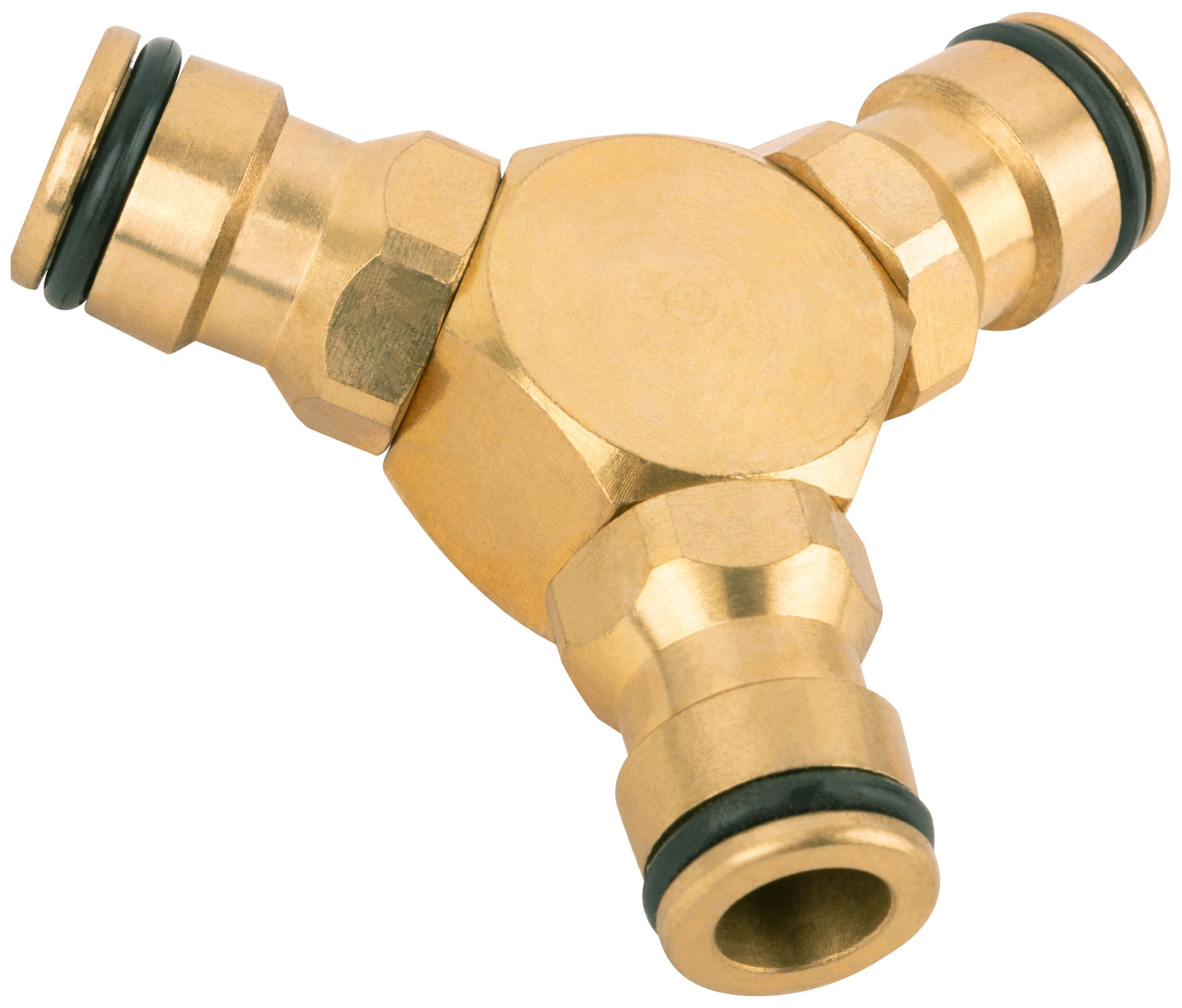 Тройник латунь (77462)