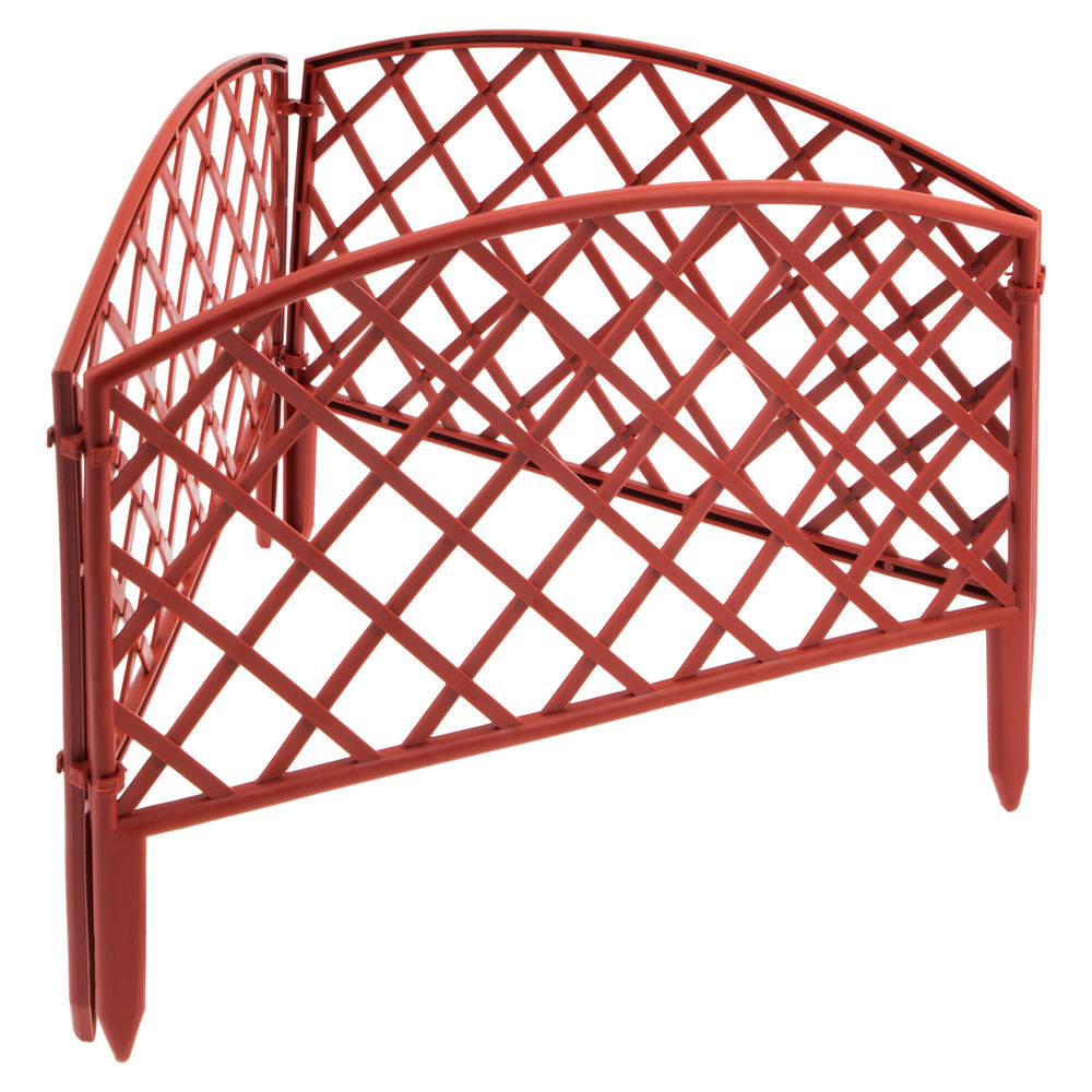 Забор декоративный Сетка, 24 х 320 см, терракот, Palisad (65026)