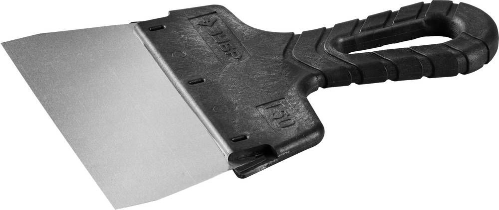 Шпатель фасадный нержавеющий 150 мм, пластиковая ручка ЗУБР 10077-15