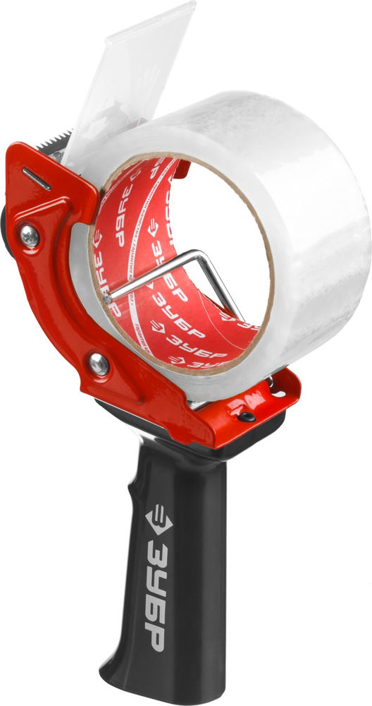 Диспенсер для клеящих лент 50 мм, пластмассовая рукоятка ЗУБР 1201_z02