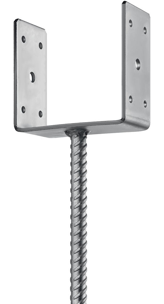 Основание столба ОС-U, U-образное, 121 x 120 x 60 мм ЗУБР 310286-120