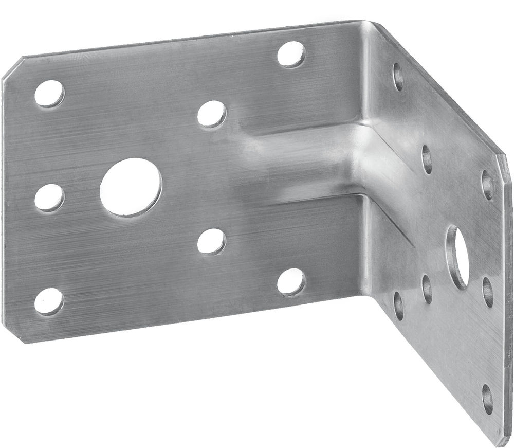 Крепежный уголок усиленный нержавеющий УНКУ-2.0 55 x 70 x 70 x 2 мм ЗУБР Профессионал 310516-55