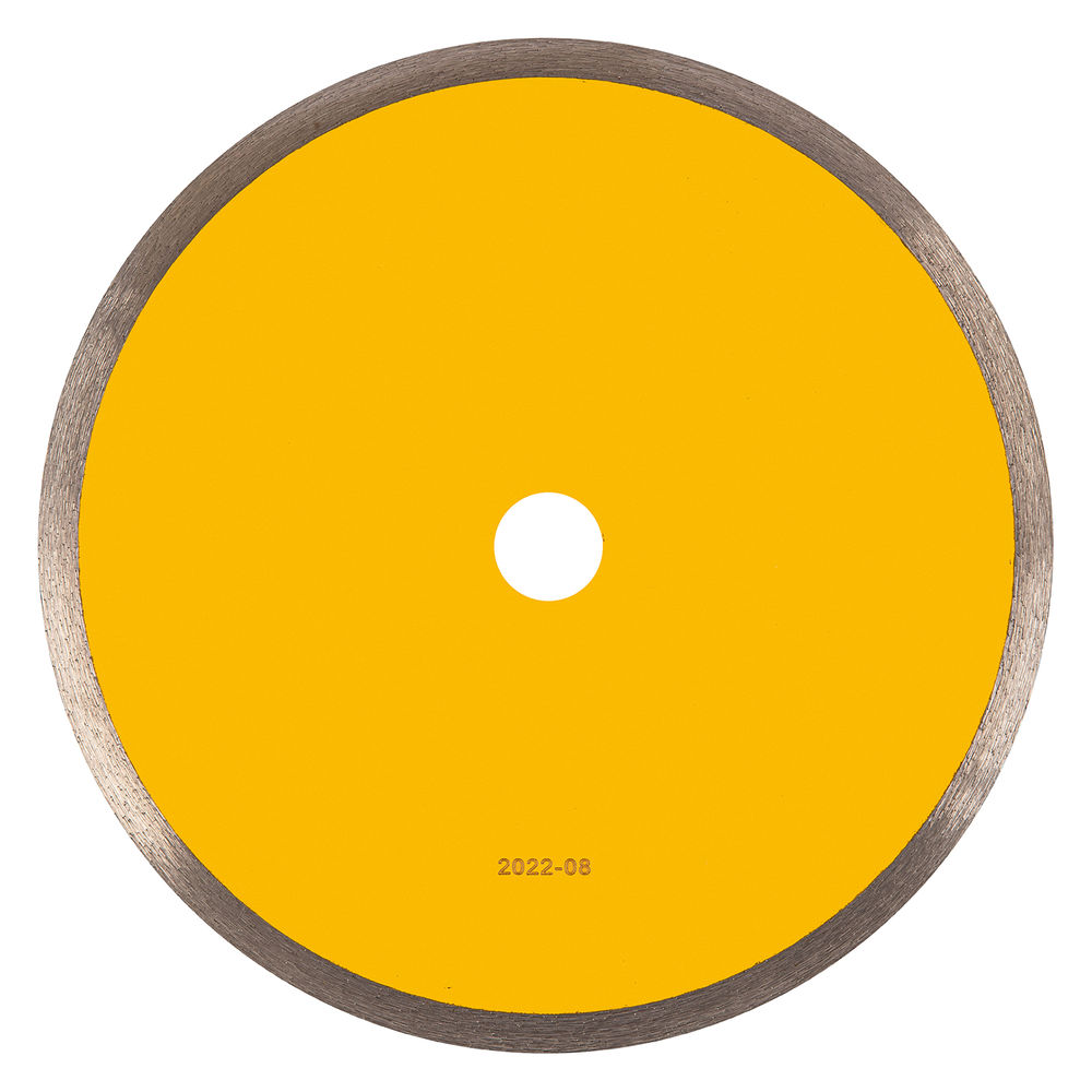 Диск алмазный сплошной, супертонкий, 250 х 25,4 мм, горячее прессование, мокрое резание Denzel (73160)