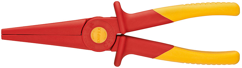 Длинногубцы плоские VDE из армированного фиберглассом пластика, 220 мм, диэлектрические (KN-986202)