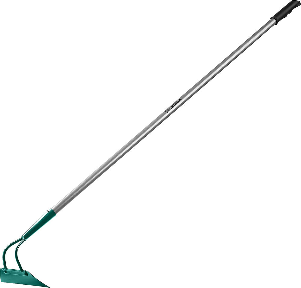 Мотыга PH-215 ALU, 215 х 65 х 1465 мм, трапециевидный профиль, углеродистая сталь, антикор. покрытие, алюминиевый черенок, PROLine GRINDA 39595