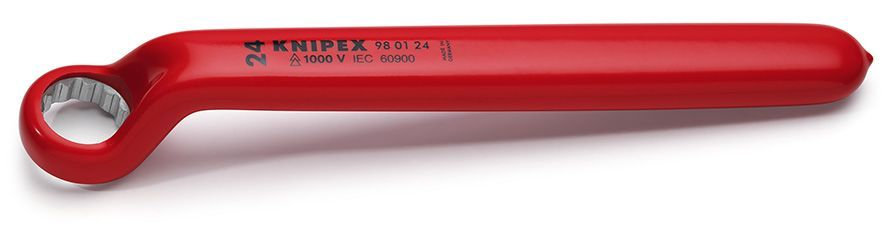 Ключ гаечный накидной VDE, 24 мм, длина 265 мм, диэлектрический (KN-980124)