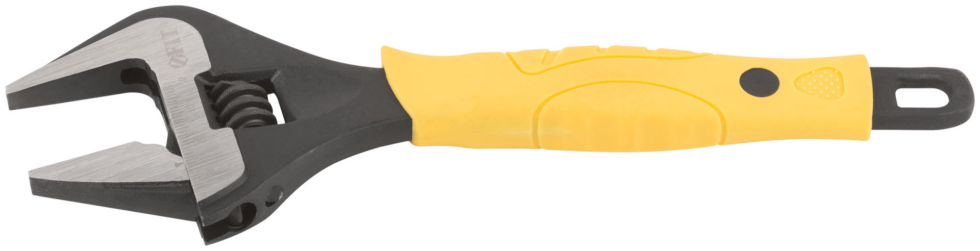 Ключ разводной Эталон, CrV, узкие губки, шкала, экстра увелич.захват, прорезин.ручка 200 мм ( 39 мм )