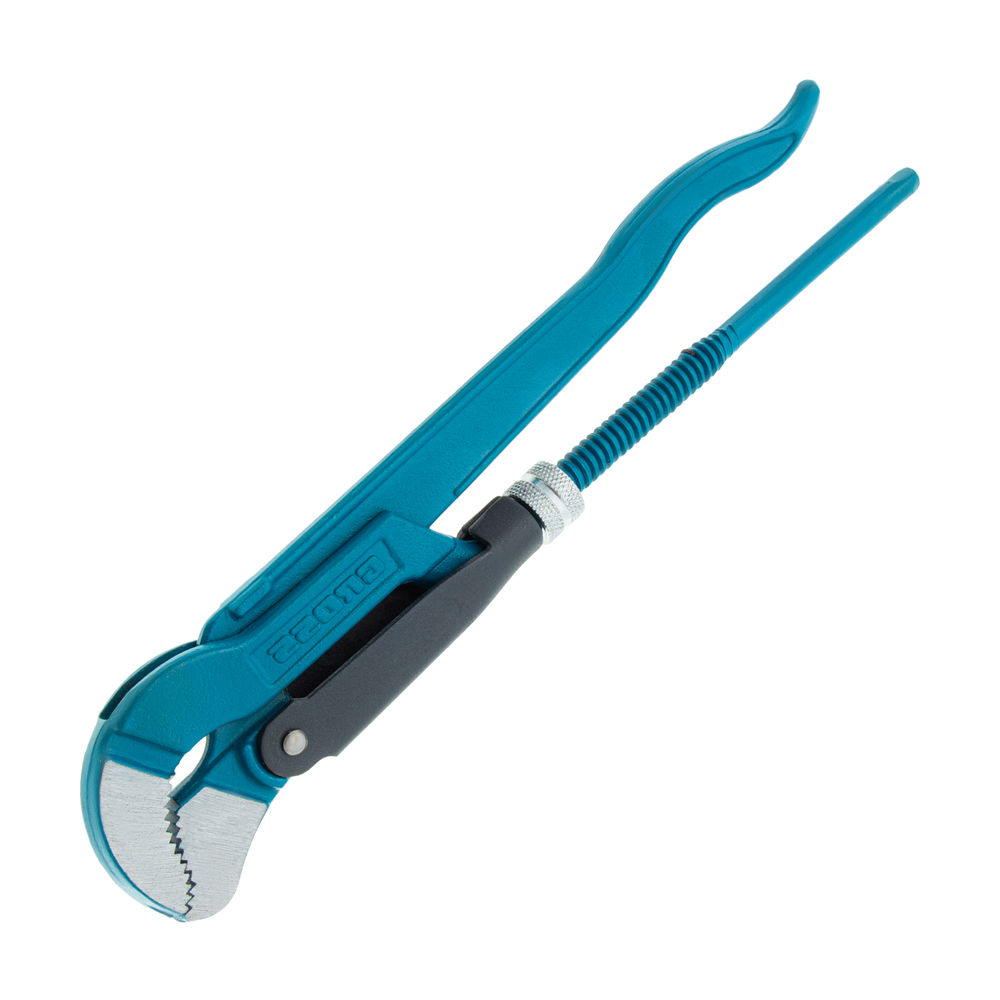 Ключ трубный рычажный 1, №1, цельнокованый, CrV, тип S Gross