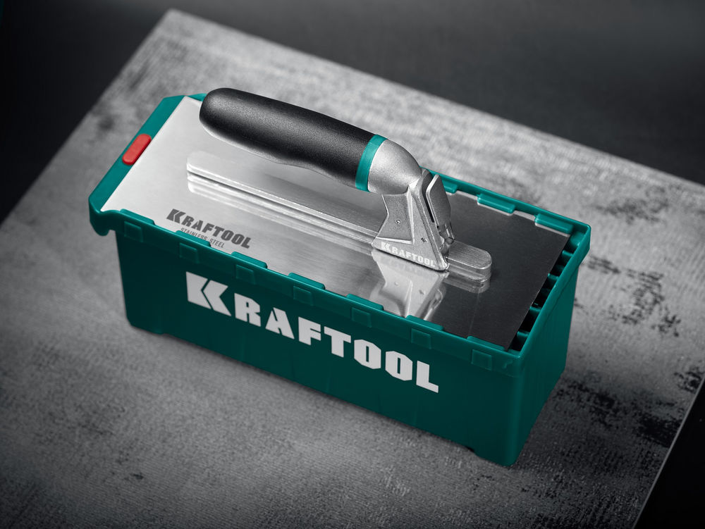 Набор нержавеющих гребенок (6шт) со сменной 2к ручкой, в пластиковом кейсе, 280х115 мм KRAFTOOL 33268-H6