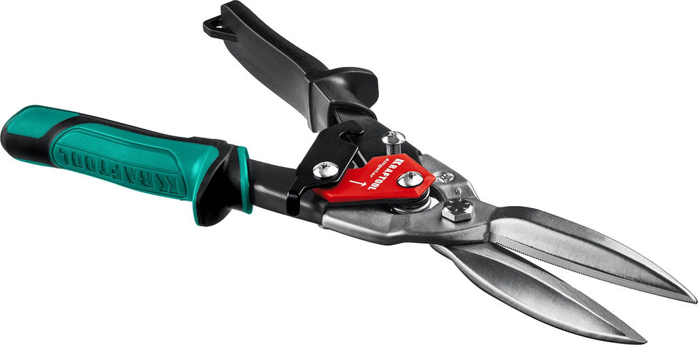 Ножницы по металлу 290 мм прямые удлинённые Alligator KRAFTOOL 2328-SL