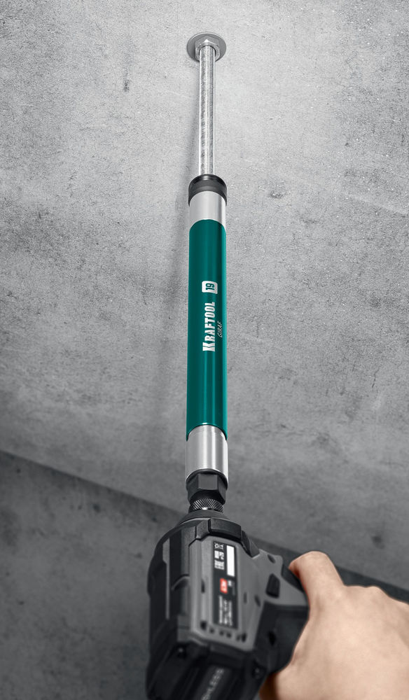 Длинная ударная бита с торцовой головкой GIRAF, 10 мм (М6), 285 мм KRAFTOOL 26197-10