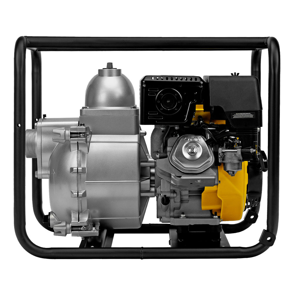 Мотопомпа бензиновая для грязной воды PX-80D, 15 л.с, 3, 1500 л/мин, глубина 8 м , напор 30 м Denzel (99204)