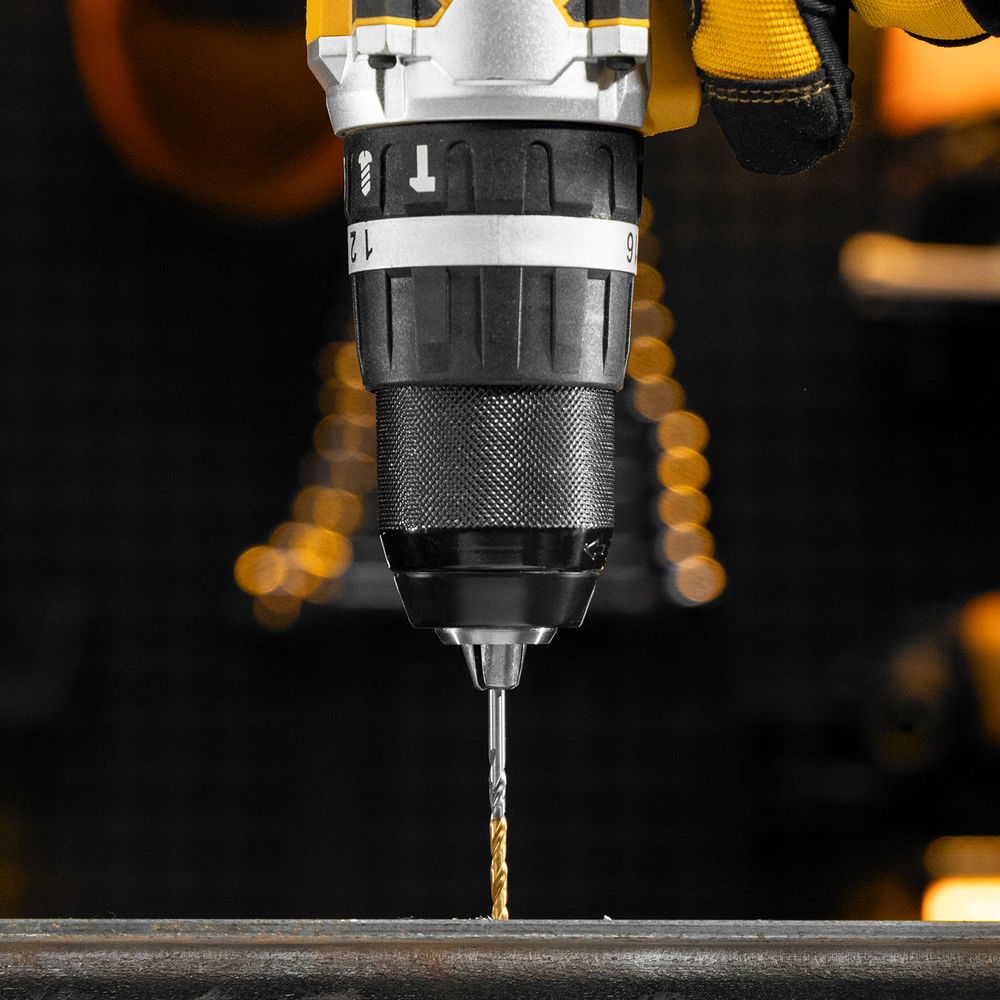 Набор сверл по металлу, 1,5-6,5мм, Р6М5-TiN, Golden Tip, 13 шт Denzel (723002)