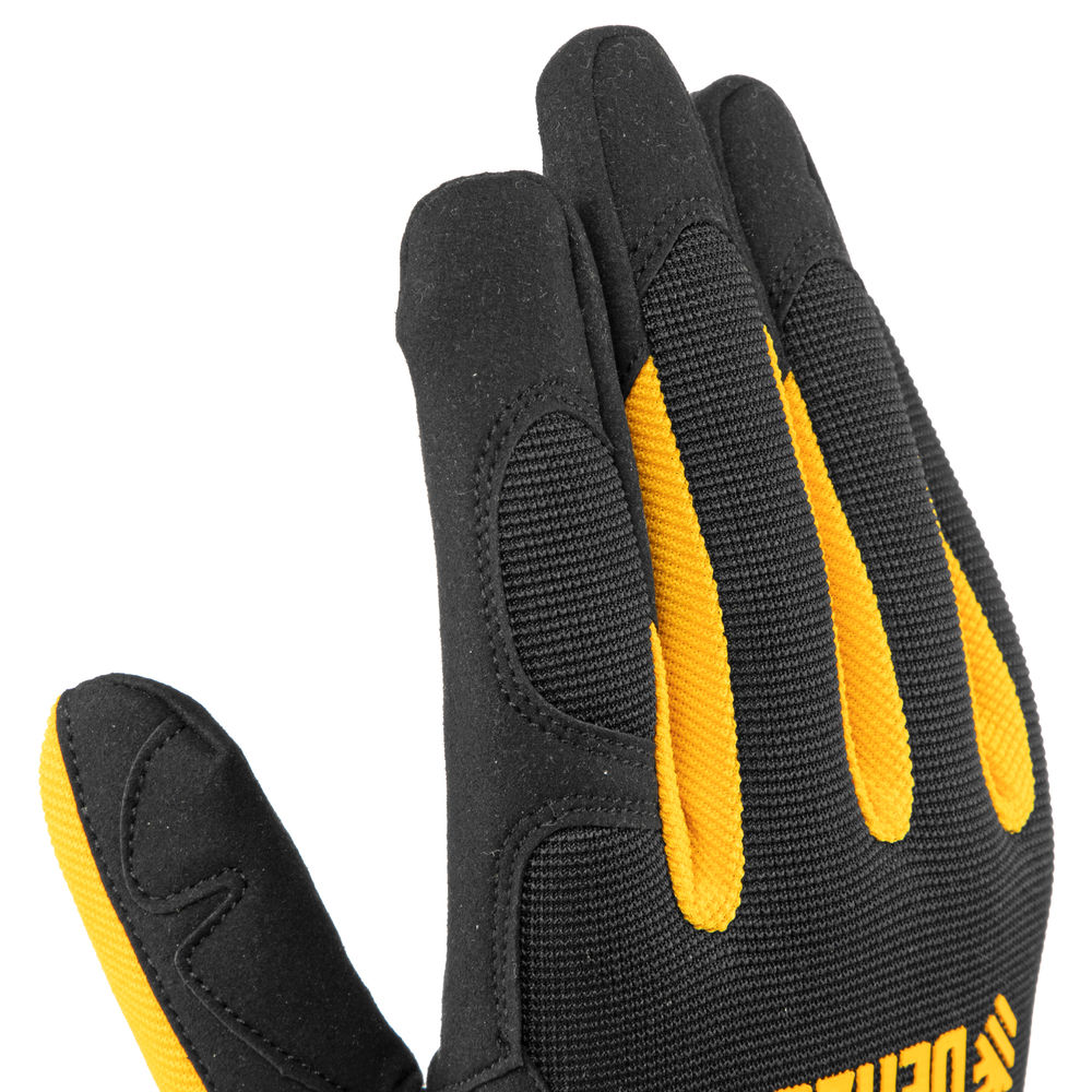 Перчатки универсальные на липучке, размер 9 Denzel (67993)