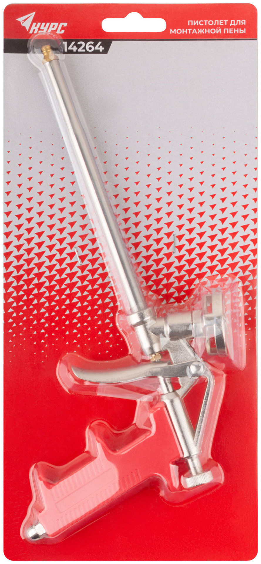 Пистолет для монтажной пены, алюминиевый корпус (14264)