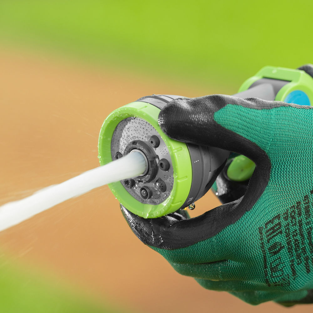 Пистолет-распылитель, 8 режимов, регулируемый, металлический, с курком, LUXE Palisad (65800)