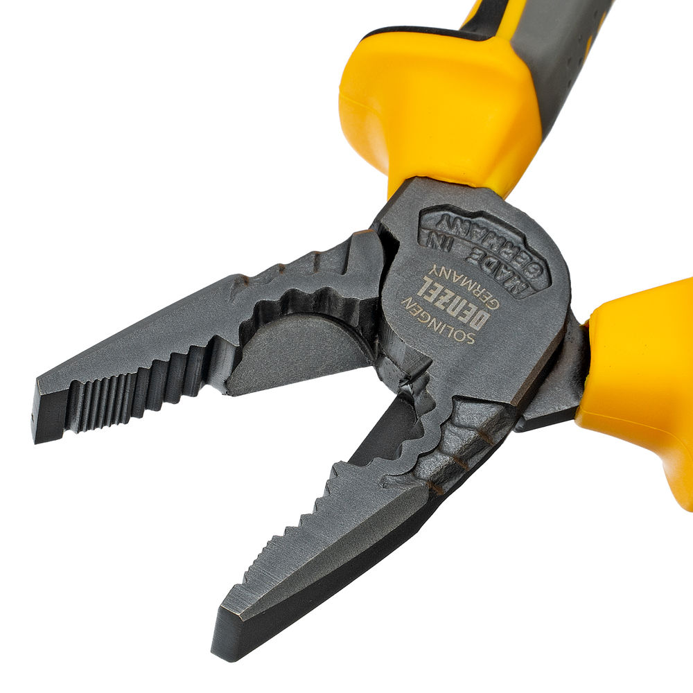 Плоскогубцы комбинированные 205 мм, трехкомпонентные рукоятки Denzel (17082)