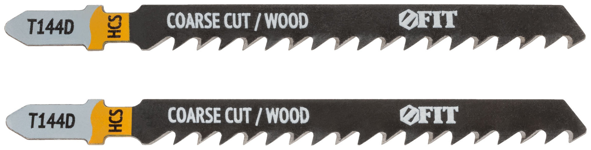 Полотна по дереву, HCS, разведенные, шлифованные зубья 100/74/4,2 мм (Т144D), 2 шт. (40886)
