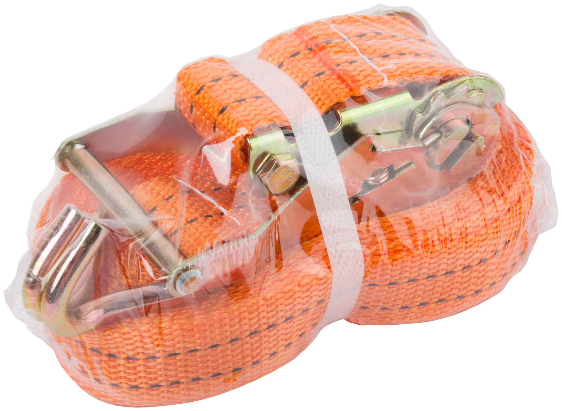 Ремень для крепления груза, храповый механизм 135 мм, лента 38 мм x 8 м, 1500 / 3000 кг (64917)