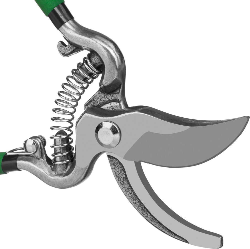 Плоскостной секатор 200 мм, углеродистая сталь, ст45, цельнокованый, с овальными рукоятками РОСТОК PC-19 423006