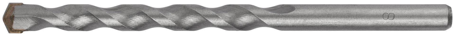 Сверло победитовое ударное, цилиндрический хвостовик (для бетона, кирпича) 8х120 мм (34544)