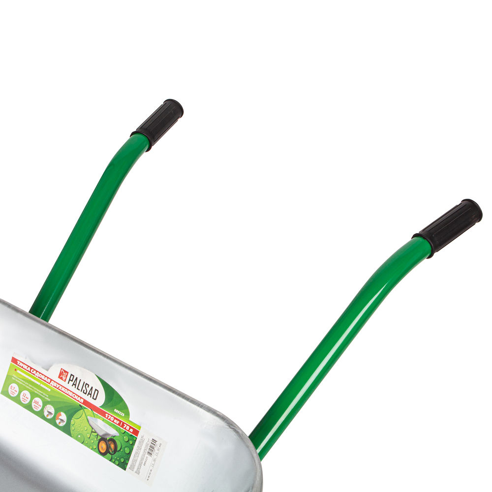 Тачка садовая, два колеса, грузоподъемность 170 кг, объем 78 л Palisad (689225)