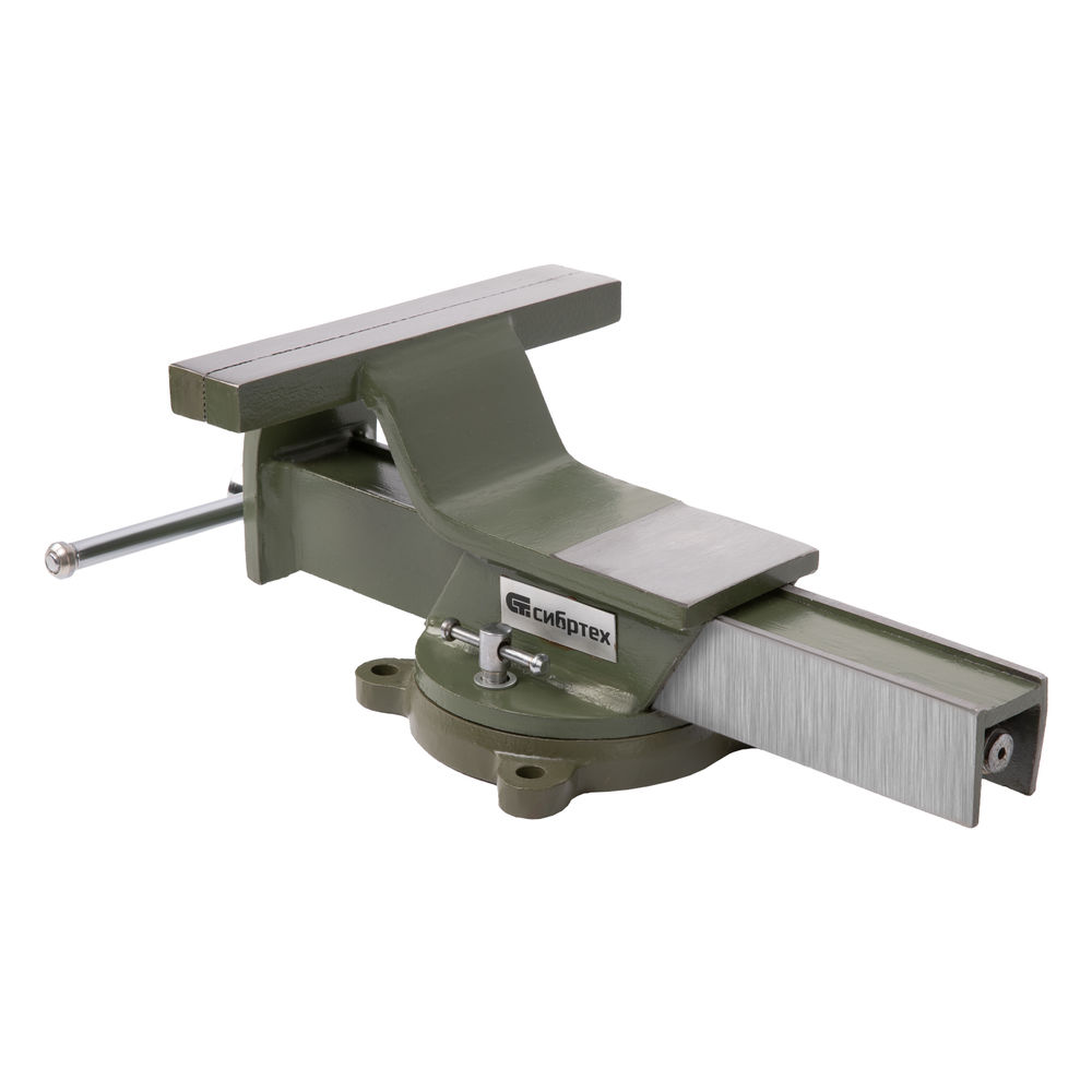 Тиски слесарные, 200 мм, стальные, поворотные Сибртех (18621)