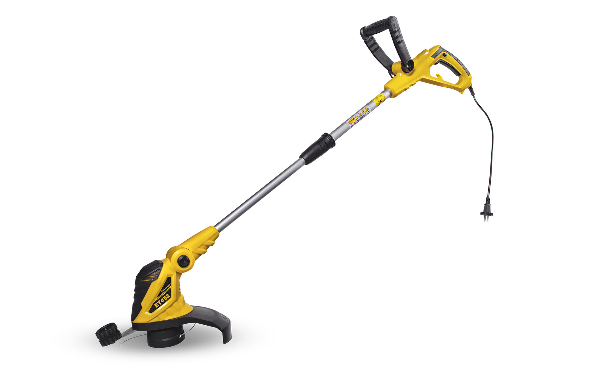 Триммер электрический CHAMPION ET452 (телескоп.прям. 550Вт 2,3кг нижний двигатель, корд 2*1,6мм) (ET452)